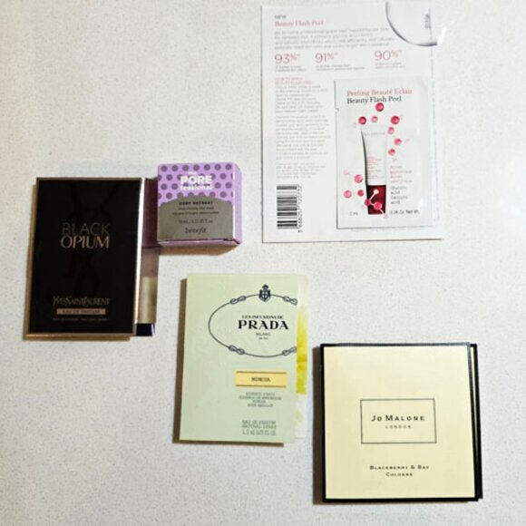 Luxury Sample Bundle Jo Malone Prada Dior Clarins Charlotte Tilbury Benefit Elta - Picture 4 of 6